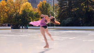 "Jealous of the Rain" Ashlyn Olson performs to Labrinth at the 2023 Wollman Rink Opening