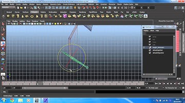 Animation in Maya 2015 - Rig and animate a lamp - 7 Animate the base with forward kinematics