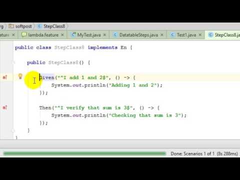 Using lambda expression