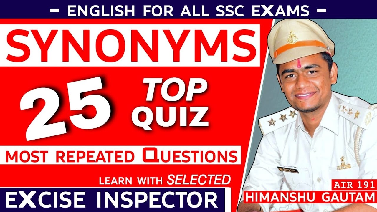 Ssc English Quiz 4 . Top Repeated 25 Question. Target 18+/25. ssc 