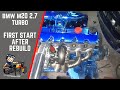 BMW m20 TURBO engine build and first start