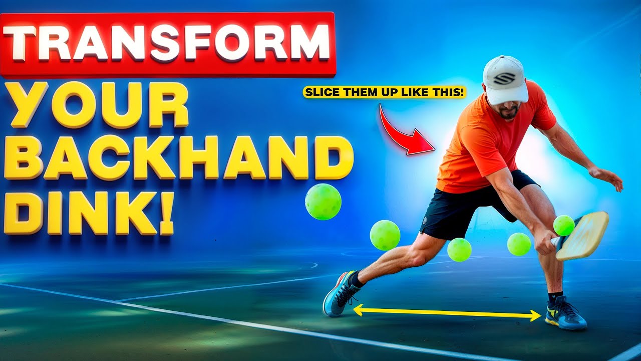 Pickleball Lessons to Perfect Your Backhand Slice Dink YouTube