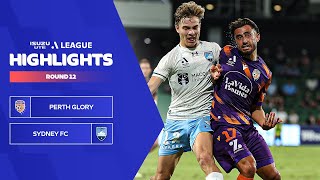 Perth Glory v Sydney FC - Highlights | Isuzu UTE A-League 2023-24 | Round 12