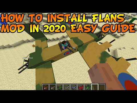 How to Install Flans mod + Content packs in 2020 Easy Tutorial