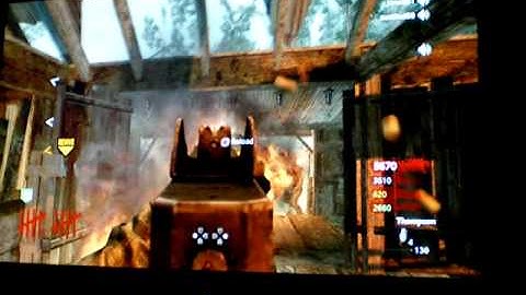 Call of Duty World at War Nazi Zombie gun glitch map pack 2 ps3