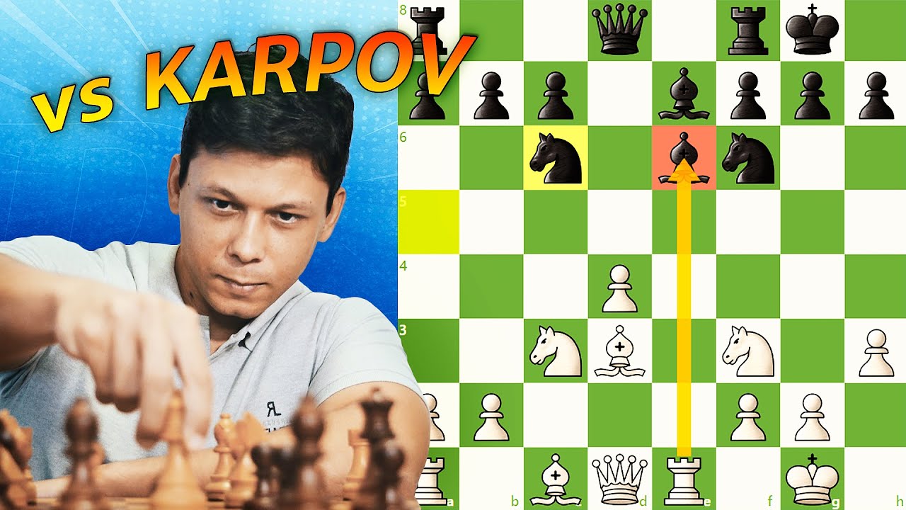 SENSACIONAL Rafael Leitão Sacrifica contra Anatoly Karpov?? 