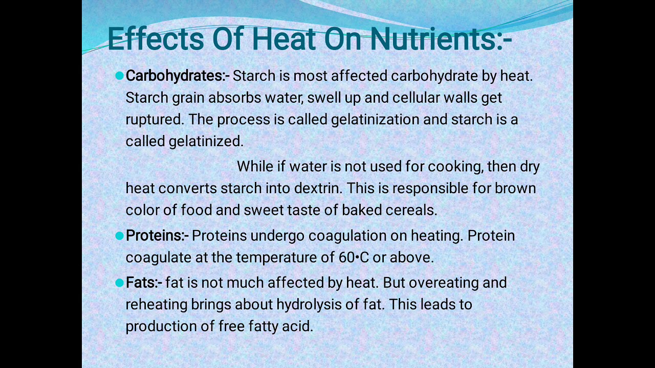 NUTRITION PRINCIPLES COOKING PART 2 BY MS PRATIMA BHARDWAJ BILASA Nutrition principles cooking part 2 by ms pratima bhardwaj bilasa