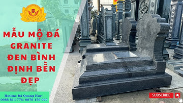 A02. Mẫu Mộ Đá Granite Nguyên Khối Cao Cấp - Quang Huy Stone