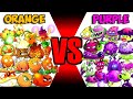 Team PURPLE vs ORANGE - Which Plant Team 's NOOB? - PvZ 2 Plant Vs Plant