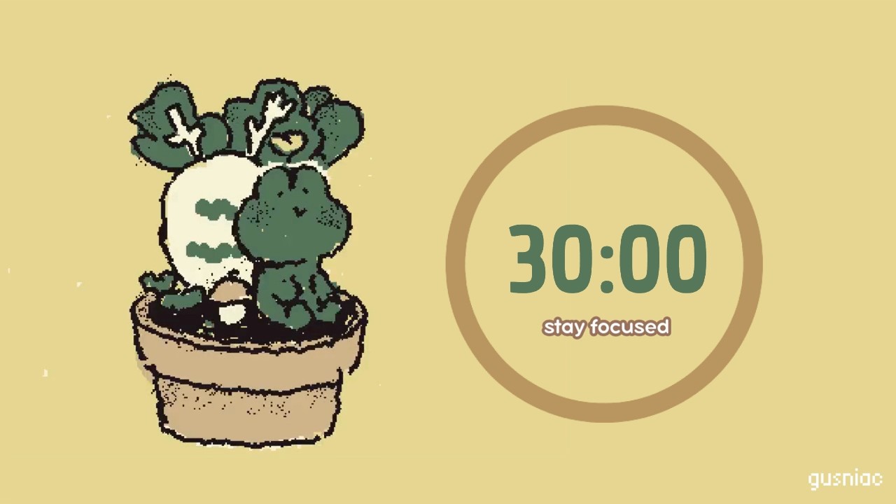 Study With Me | Pomodoro Timer 30/10 x3 | 🐸 Mori The Frog, Cozy Plant Nook | Lofi, No Mid Ads