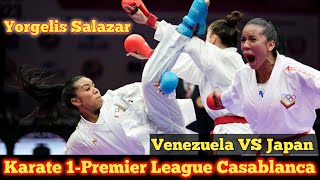 SEMI FINAL KARATE KUMITE -50 KG | VENEZUELA VS JAPAN | Karate 1-Premier League Casablanca 2024