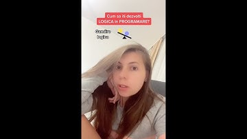 Cum iti dezvolti logica in programare? Tech Girl Story #shorts