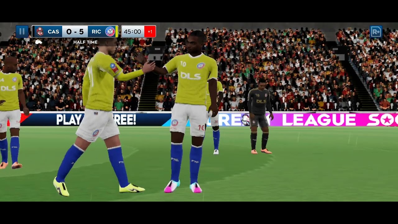 Playing DLS won 7 to 0 