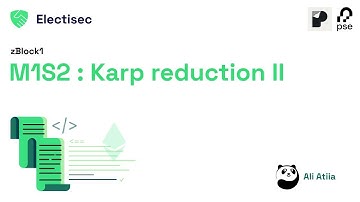M1S2: Karp reduction II