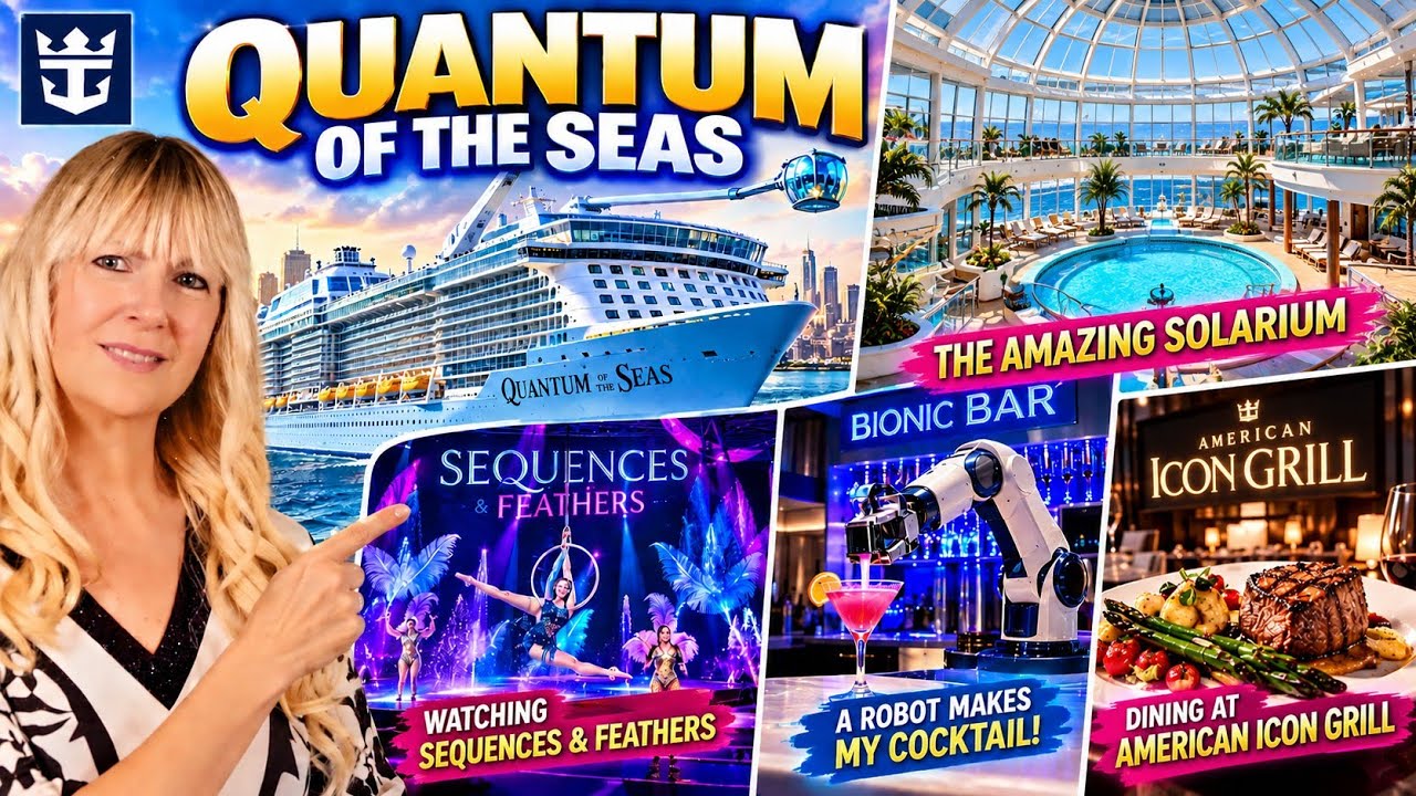 #045 Quantum Of The Seas Ship Tour - Food & Fun Onboard