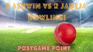 cricket R ashwin vs R jadeja bowling match today India vs south Africa