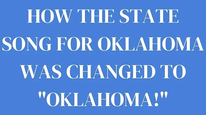 How "Oklahoma!" Became Oklahoma's State Song - Gov...