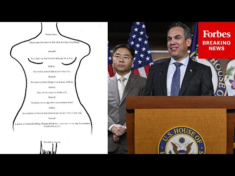 LIVE: House Dem Leaders Hold Press Briefing After Release Of Alleged Trump Epstein Birthday Card