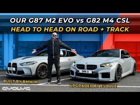 The Ultimate Test - Our G87 M2 'EVO' vs G82 M4 CSL on both road and track!