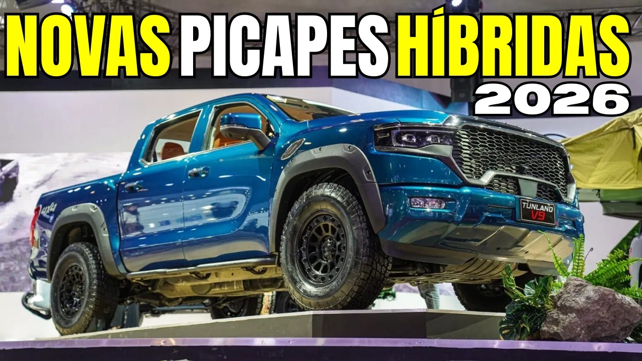 Fiat Strada Hybrid, Ranger Plug-in e mais: As Picapes que Chegam Eletrificadas em 2026!