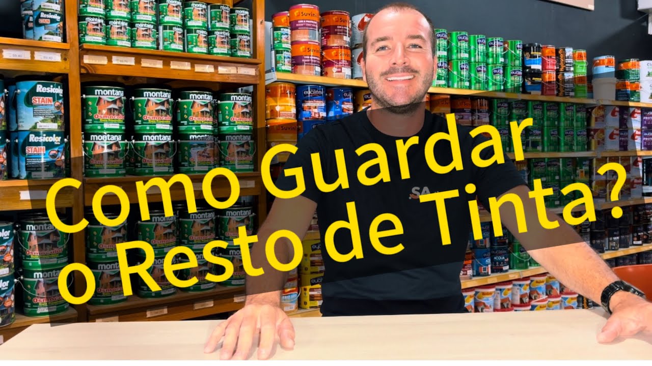 Como Guardar a Sobra de Tinta Corretamente - Qual o Melhor Recipiente e Embalagem Para Armazenar