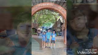 My happy day with friends @ Samphran elephant ground \& Zoo