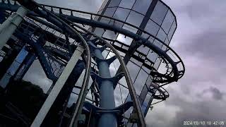 Euro Mir roller coaster POV, Europa Park Rust Germany