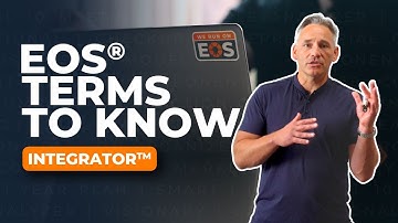 EOS® Terms to Know: Integrator™