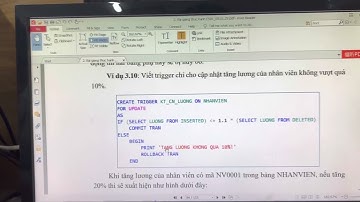 Thực hành CSDL | Hướng dẫn ràng buộc toàn vẹn (7)
