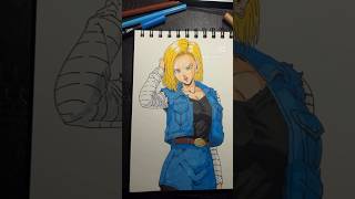 Android 18 From Dragonball Z Drawing