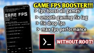 boost fps - free lag, fps stable, fix drop fps, smooth gaming - script module no root screenshot 4