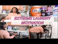 EXTREME LAUNDRY MOTIVATION | REALISTIC LAUNDRY ROUTINE | LOFGRENLIFE