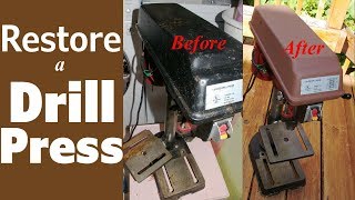 How I Restored My Old Rusty Drill Press!
