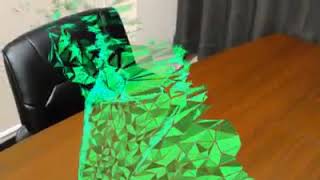 HoloLens(1st)× AzureKinect×MRTK PulseShader Selfie Test