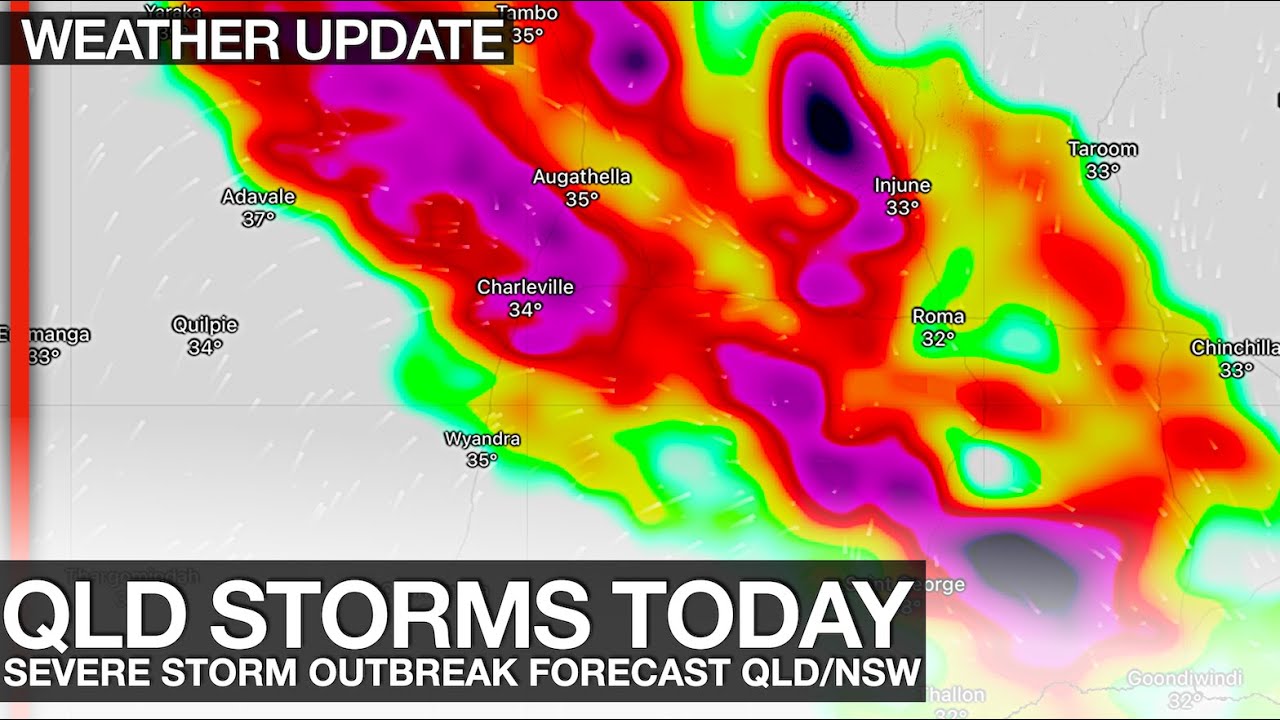 Strong Severe Thunderstorms are Forecast Across Brisbane and Queensland ...