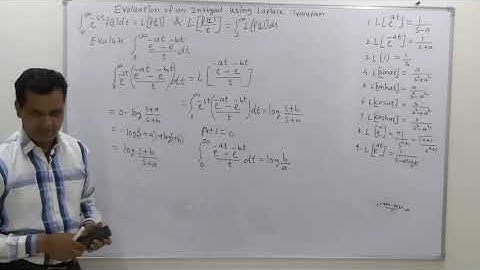 Evaluation of an Integral using Laplace Transform