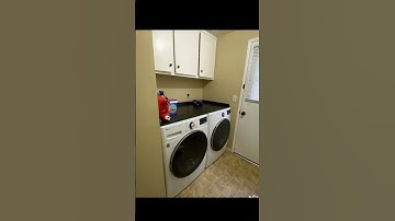 RELODECOR washer and dryer countertop!!! #laundry #laundryroom #home #shorts