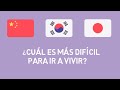 China, Corea y Japón, ¿cuál es el más difícil para ir a vivir?