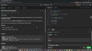2469. Convert The Temperature - LeetCode Solution in JS Javascript Arrays Floats Programming Coding