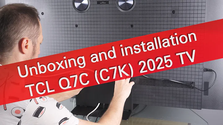 TCL mainstream UHD 4K 2025 TV unboxing