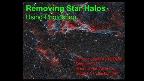 Simple Method for Removing Star Halos in PS