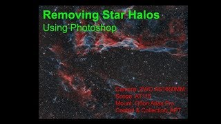 Simple Method for Removing Star Halos in PS