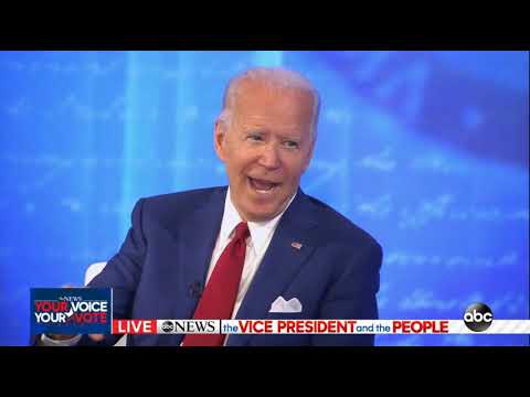 Biden asked question by former Obama speech writer