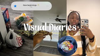 VIsual Diaries 005 || Empty apartment tour, shopping, cleaning + more