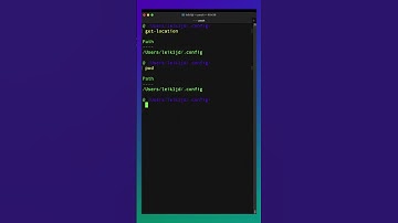 Find your location in PowerShell: Get-Location
