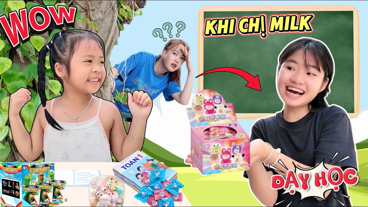 Khi Chị Milk Làm Gia Sư Tại Nhà Dạy Mint Vy Học Bài