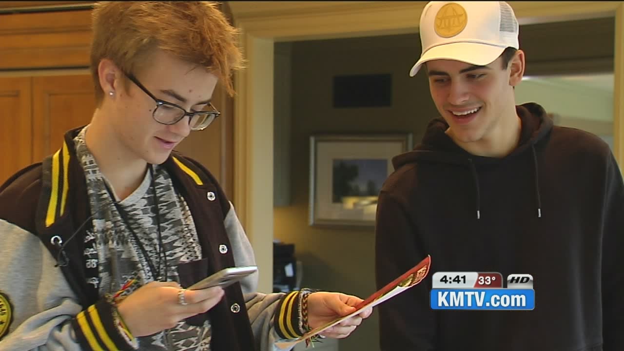 Omaha natives and YouTube stars Jack and Jack return home