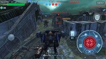 War robots test server video (phase shift module tweak)