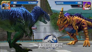 Yutyrannus Vs Rajastega - Juric Dinosaur Battle Juric World The Game