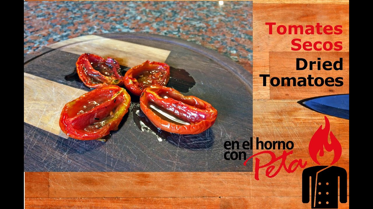 Cómo hacer tomates secos caseros - Receta de DIVINA COCINA